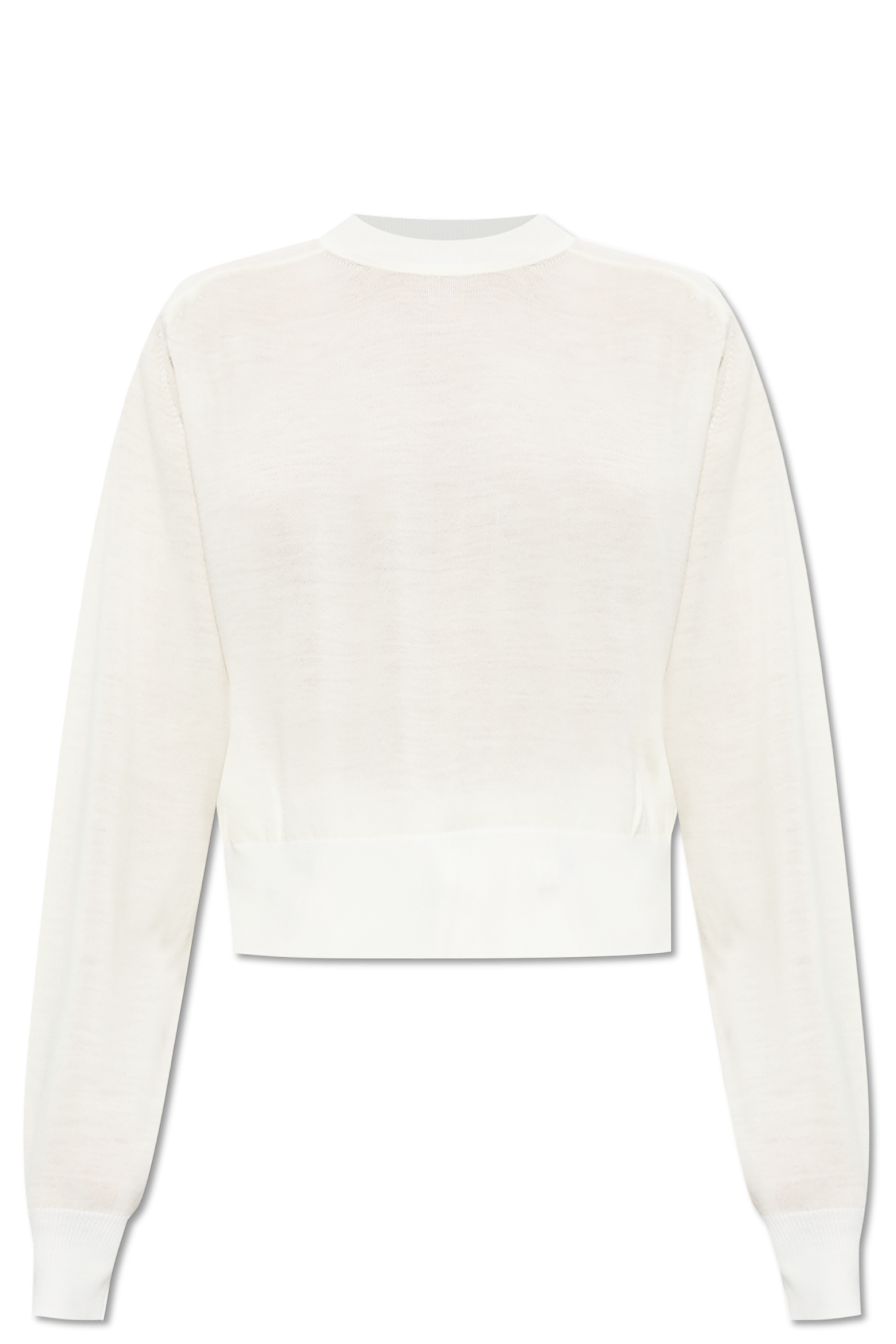 Cream Sweater with logo Jacquemus - Vitkac AS